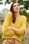 Lana Grossa V-HALS PULLOVER Organico - Stickmönster (SE)