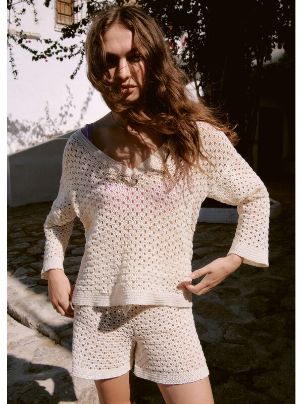 Lana Grossa PULLOVER Ecopuno - Stickmönster (DK)