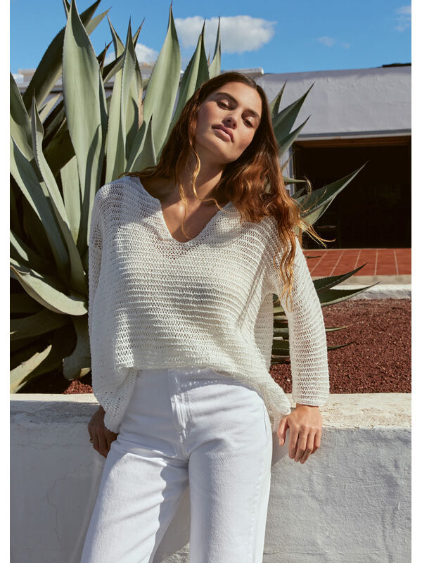Lana Grossa PULLOVER Linissimo - Stickmönster (SE)