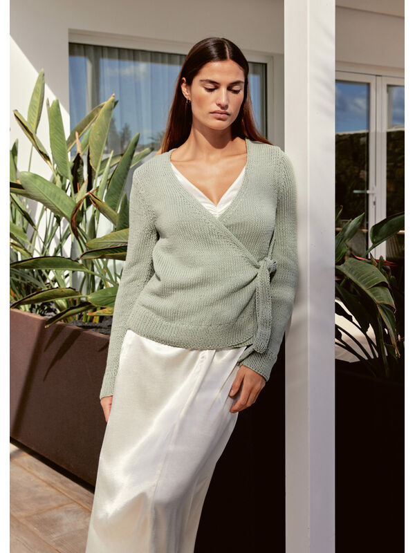 Lana Grossa OMLOTT-CARDIGAN Organico - Stickmönster (SE)
