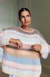 Lana Grossa PULLOVER Lala Berlin Lovely Cotton & Lala Berlin Furry - Stickmönster (SE)
