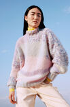 Lana Grossa PULLOVER Brushy & Brushy Print (lala Berlin) - Stickmönster (SE)