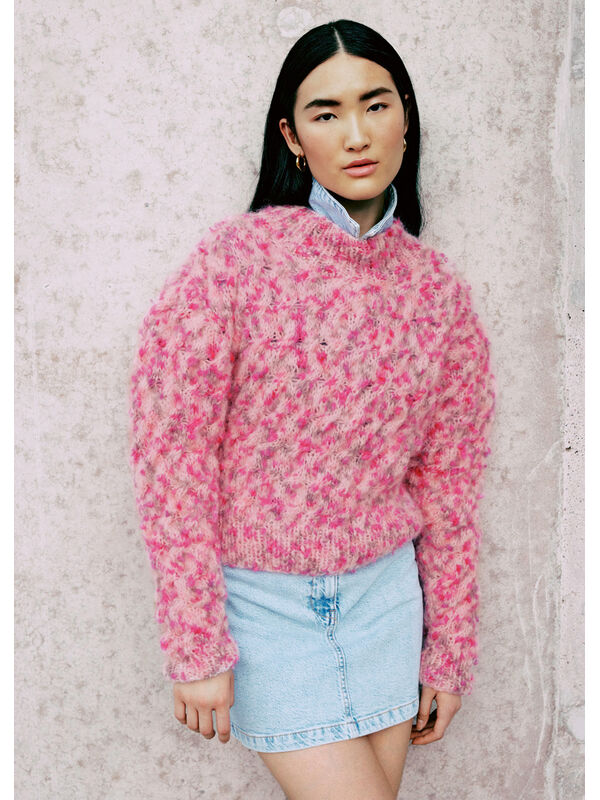 Lana Grossa PULLOVER Brushy Print (lala Berlin) - Stickmönster (SE)