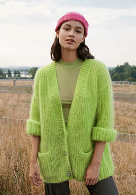 CARDIGAN Silkhair - Stickmönster (SE) från Lana Grossa