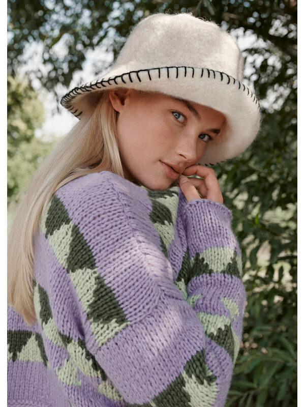 Lana Grossa MÖSSA Feltro & Cool Wool Big - Stickbeskrivning (SE)