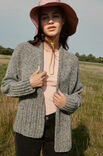 Lana Grossa CARDIGAN Landlust Soft Tweed 180 - Stickmönster (SE)