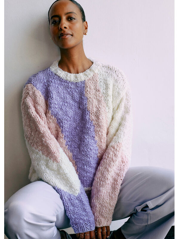Lana Grossa PULLOVER Lala Berlin Flamy - Stickmönster (SE)