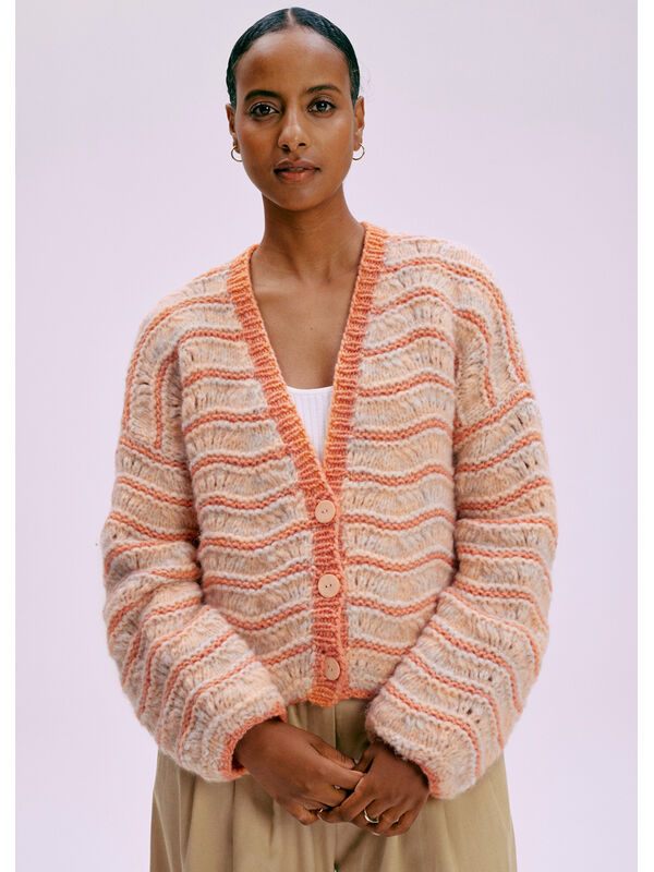 Lana Grossa CARDIGAN Lala Berlin Smoothy & Lala Berlin Lovely Cotton - Stickmönster (SE)