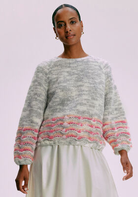 RAGLAN-PULLOVER Lala Berlin Smoothy - Stickmönster (SE) från Lana Grossa