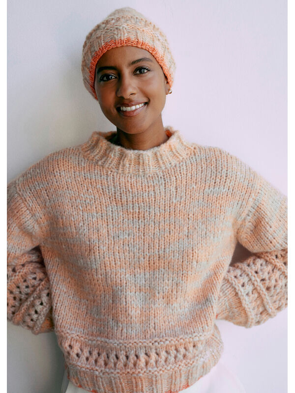 Lana Grossa PULLOVER Lala Berlin Smoothy & Lala Berlin Lovely Cotton - Stickmönster (SE)