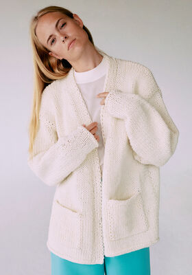 CARDIGAN Merino Cardato - Stickmönster (SE) från Lana Grossa