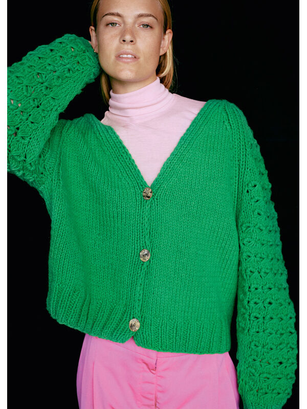 Lana Grossa RAGLANCARDIGAN Merino Cardato - Stickmönster (SE)