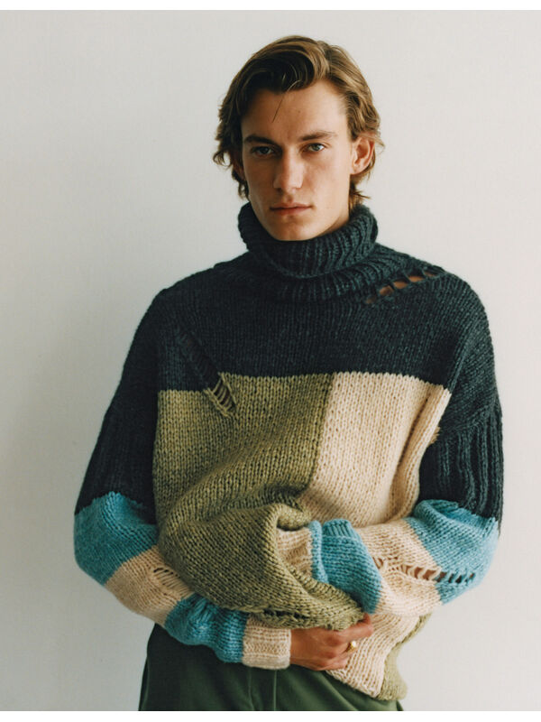 Lana Grossa PULLOVER (MAN) Lala Berlin Lovely Cotton - Stickmönster (SE)