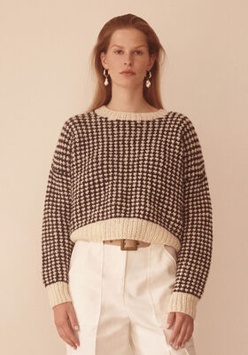 KORT PULLOVER Brigitte No. 2 - Stickmönster (DK) från Lana Grossa