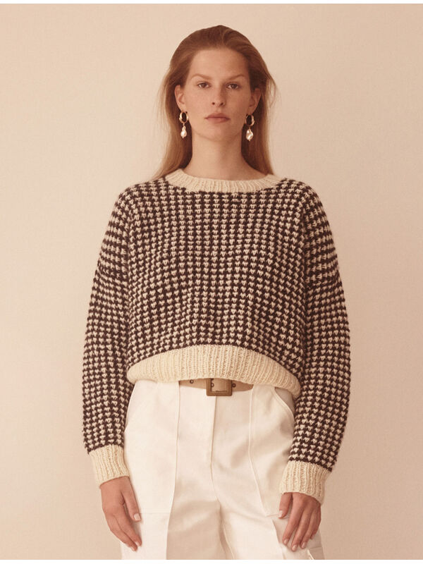 Lana Grossa KORT PULLOVER Brigitte No. 2 - Stickmönster (DK)