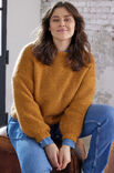 Lana Grossa SWEATER CLAUDE Size Plus - Ecopuno & Silkhair  - Stickmönster (DK)