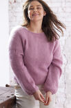 Lana Grossa SWEATER CAMILLE Size Plus - Silkhair - Stickmönster (DK)
