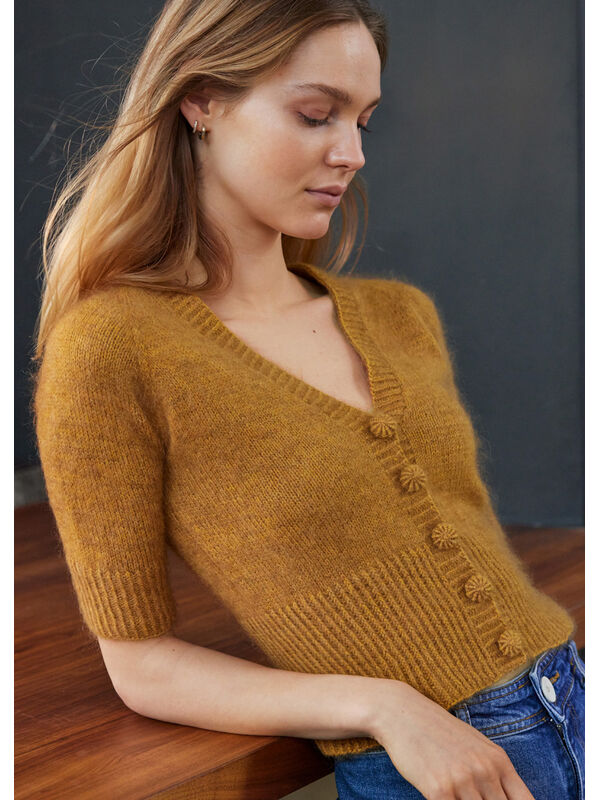 Lana Grossa CARDIGAN JOLENE Ecopuno & Silkhair - Stickmönster (DK)