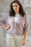 Lana Grossa CARDIGAN JOLENE Size Plus - Ecopuno & Silkhair - Stickmönster (DK)