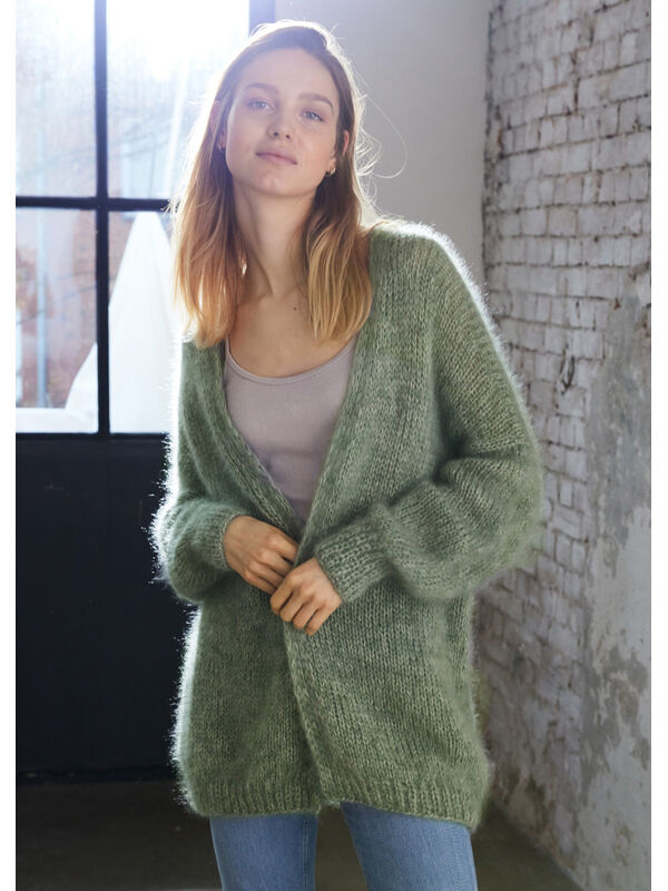 Lana Grossa CARDIGAN JONA Silkhair - Stickmönster (DK)