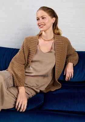 JACKA Cashmere Kiss - Stickmönster (DK) från Lana Grossa