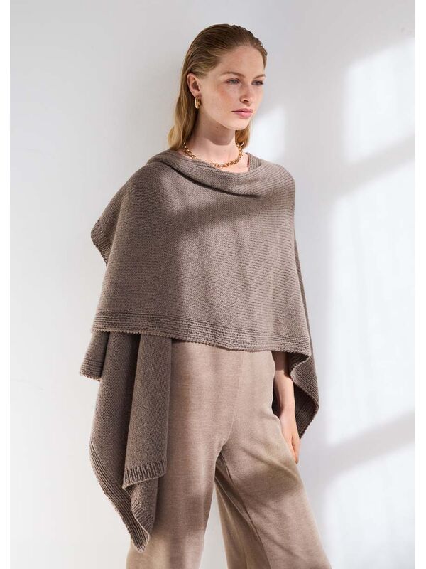 Lana Grossa PONCHO Cashmere Kiss - Stickmönster (SE)