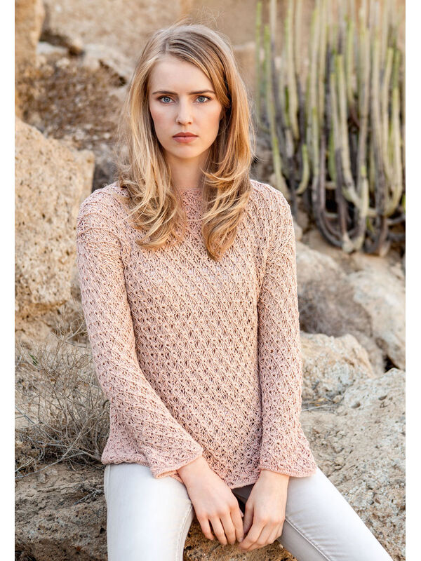 Lana Grossa PULLOVER Bottone - Stickbeskrivning (DK)