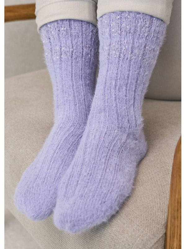 Lana Grossa SOCKOR MED PALJETTER Cosy Socks & Glamour