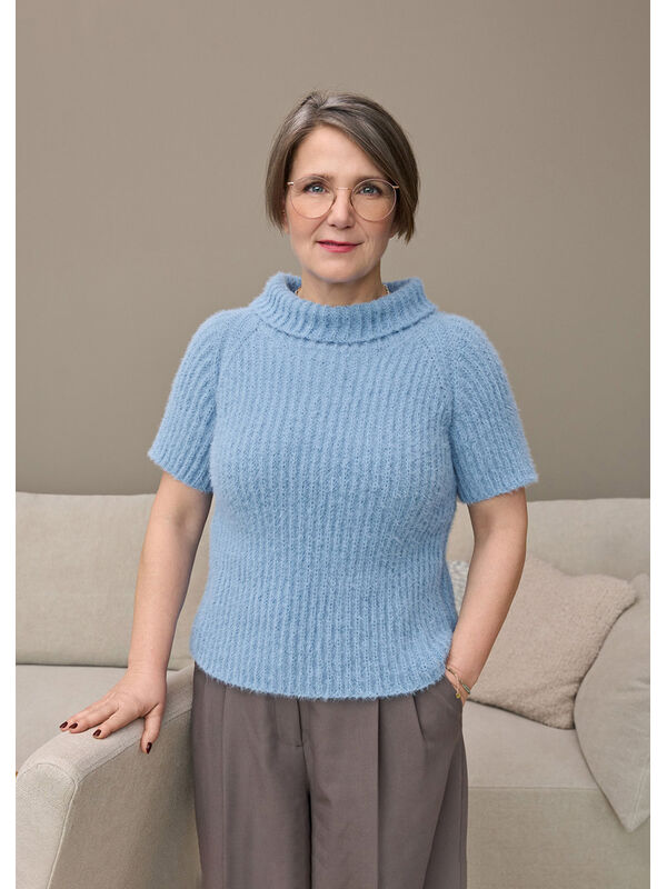 Lana Grossa RAGLANPULLOVER HALVÄRMAR Cosy Socks