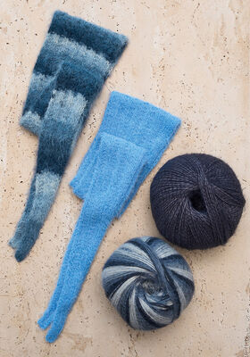 MINI SJAL Cosy Socks från Lana Grossa
