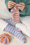 Lana Grossa BASIC-SOCKOR Cosy Socks Soft Stripes