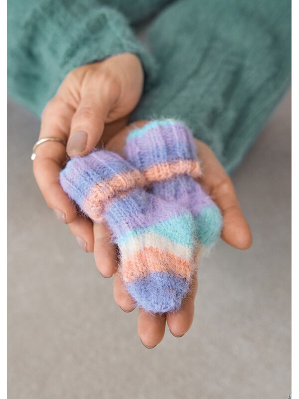 Lana Grossa BABYSOCKOR Cosy Socks Multi Stripes