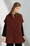 Lana Grossa PONCHO Alta Moda Alpaca  - Stickbeskrivning (DK)