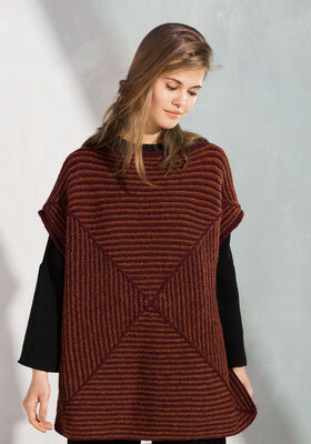 PONCHO Alta Moda Alpaca  - Stickbeskrivning (DK) från Lana Grossa