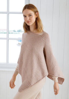 PONCHO Alta Moda Cashmere 16 - Stickmönster (SE) från Lana Grossa
