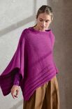 Lana Grossa PONCHO Cool Merino Big - Stickmönster (SE)