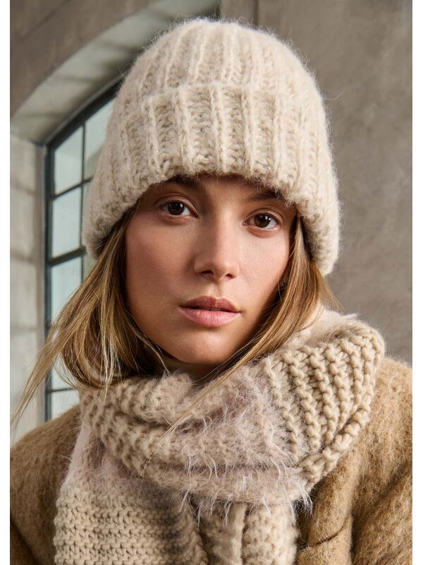 Lana Grossa MÖSSA Alpaca Air & Brillino - Stickbeskrivning (SE)