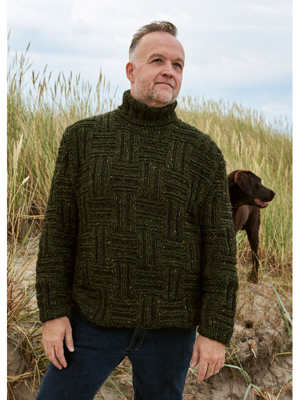 Lana Grossa PULLOVER Landlust Soft Tweed 90 & Puno Due - Stickmönster (SE)