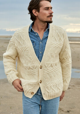 CARDIGAN Cool Merino Big - Stickmönster (SE) från Lana Grossa