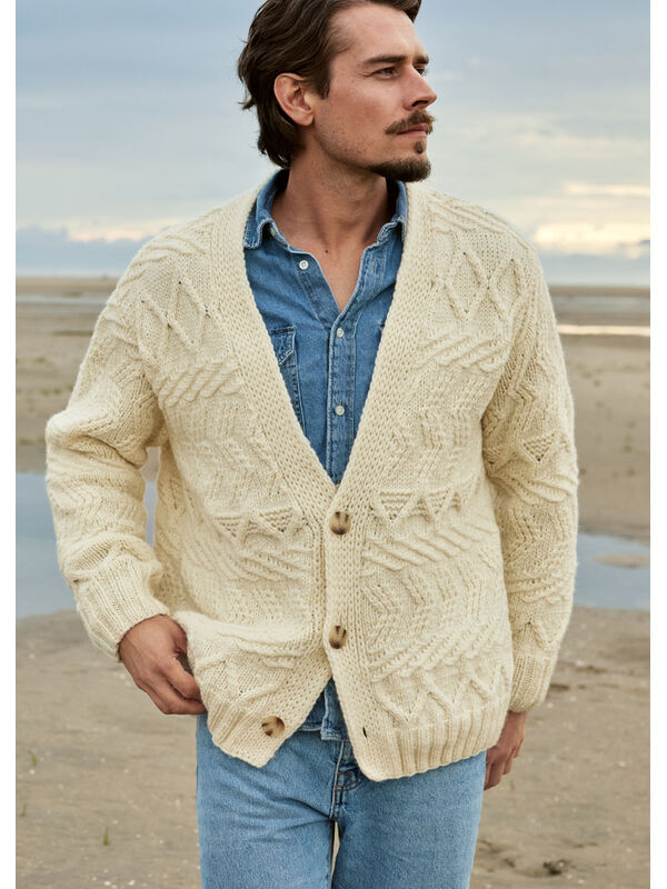 Lana Grossa CARDIGAN Cool Merino Big - Stickmönster (SE)