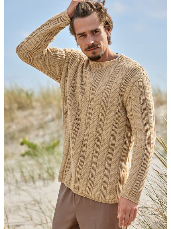 Lana Grossa PULLOVER Merino Superiore - Stickmönster (SE)