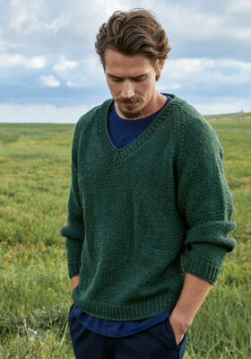 PULLOVER Cool Merino Big - Stickmönster (SE) från Lana Grossa