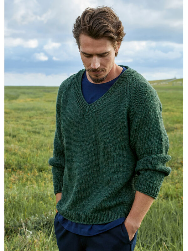 Lana Grossa PULLOVER Cool Merino Big - Stickmönster (SE)