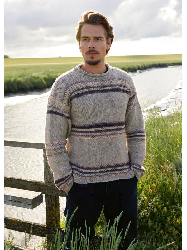 Lana Grossa PULLOVER Cool Merino Big & Pappagallo - Stickmönster (SE)