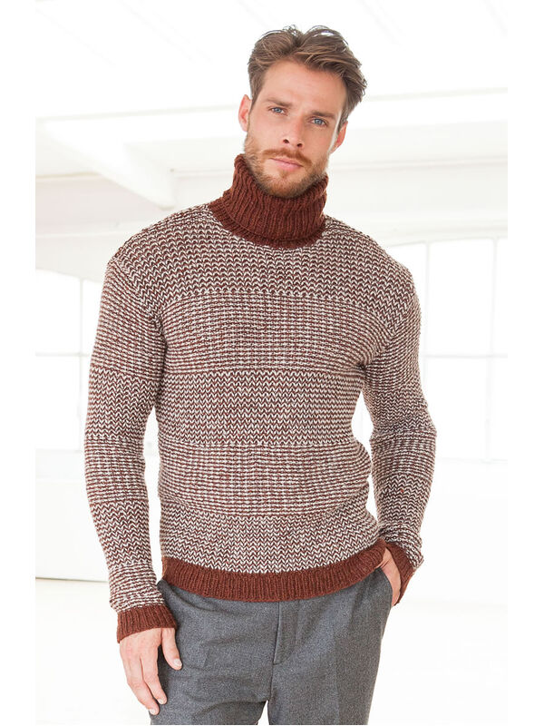 Lana Grossa ROLLKRAGENPULLOVER Alta Moda Alpaca - German Edition
