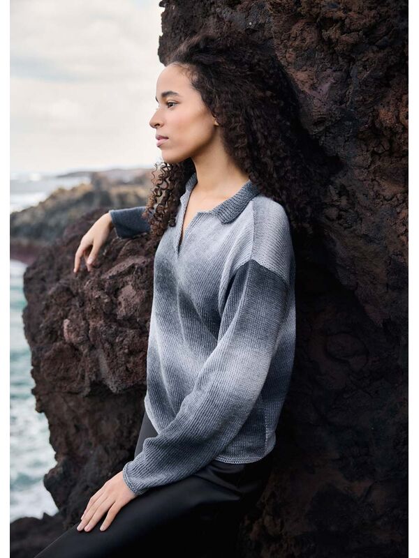 Lana Grossa PULLOVER Gomitolo Tono - Stickmönster (NO)