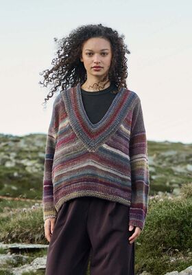 V-PULLOVER Gomitolo Intenso från Lana Grossa