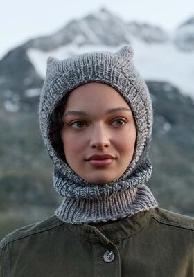 BALAKLAVA SJALMÖSSA Gomitolo Fumo från Lana Grossa