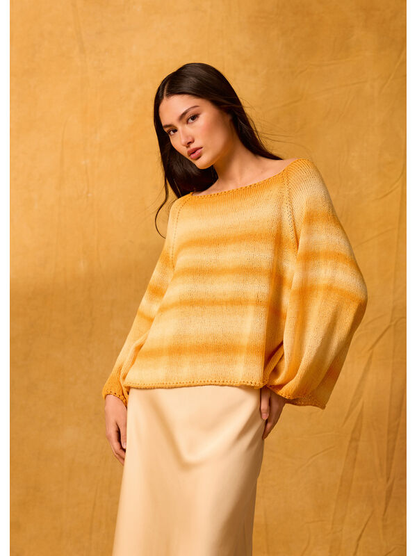 Lana Grossa TOP-DOWN-RAGLAN-PULLOVER Gomitolo Tono