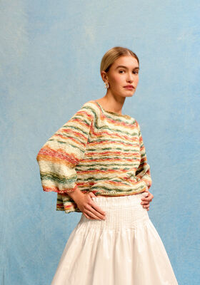 TOP-DOWN-RAGLAN-PULLOVER Gomitolo California från Lana Grossa